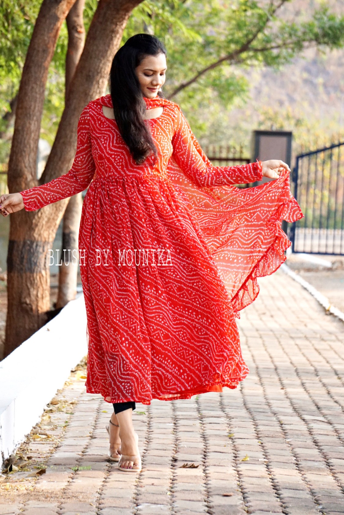 Buy Bandhani Long Dress Online In India - Etsy India